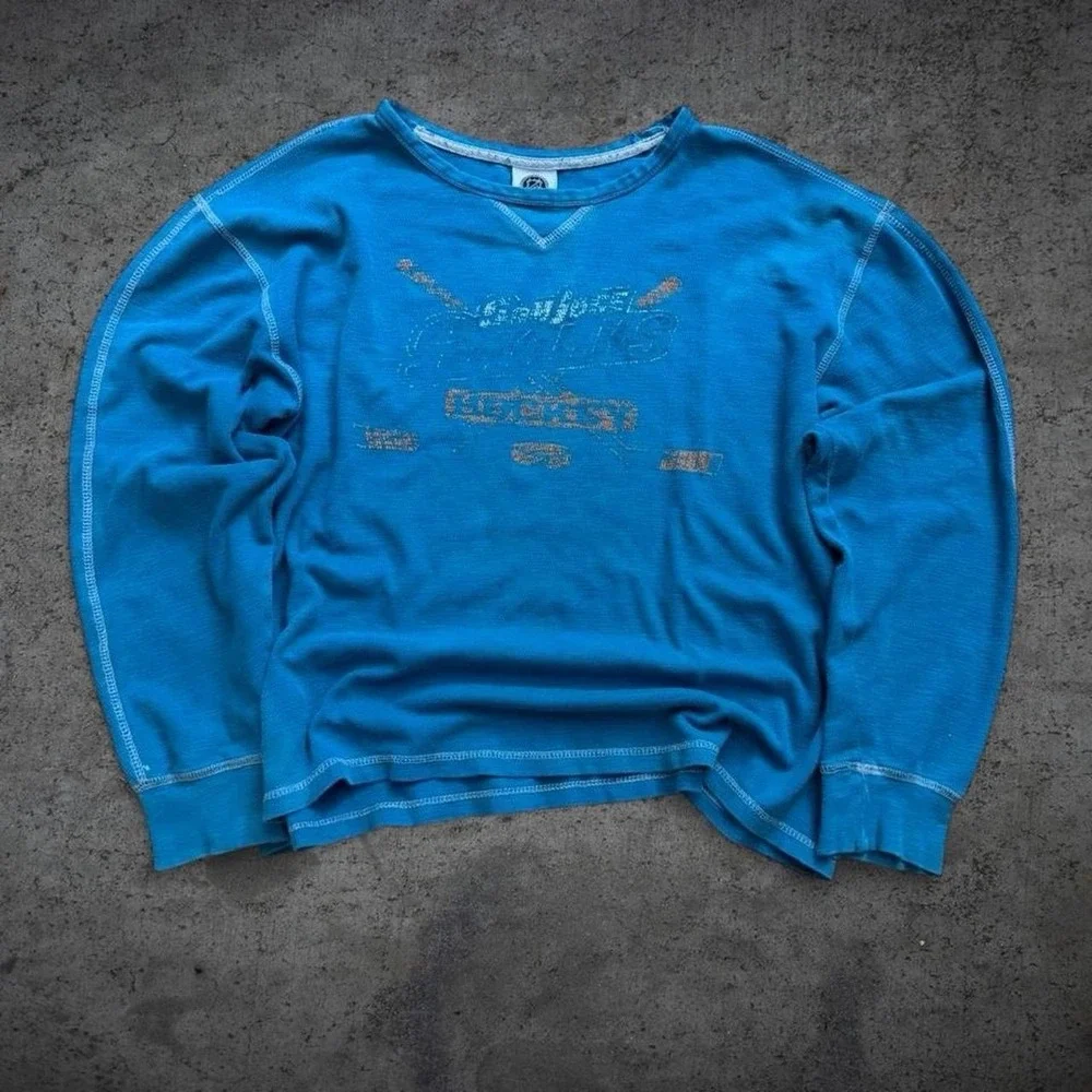 Vintage San Jose Sharks Long Sleeve Thermal Size 2XL NHL Hockey Y2K 2000s